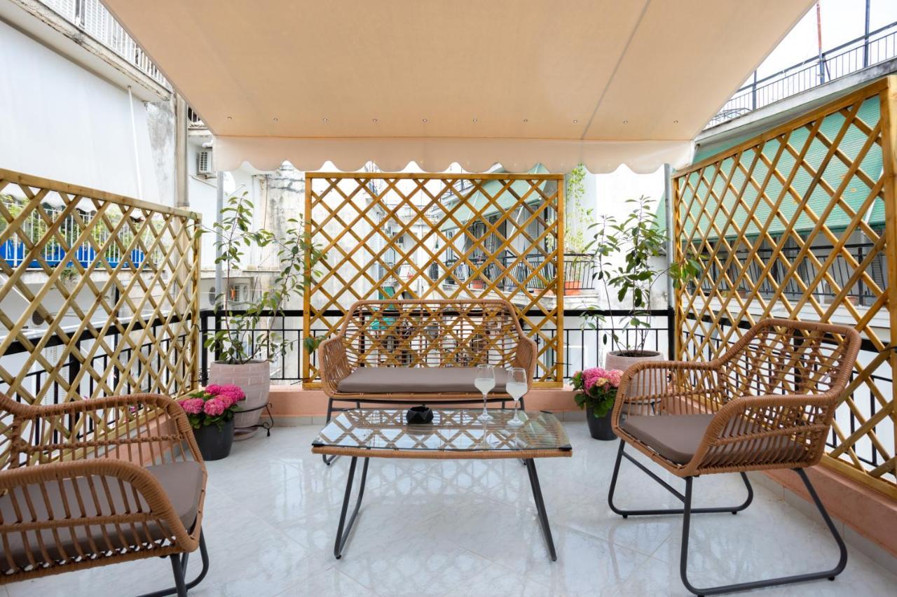 Aurora Apartment In Corfu Center Esterno foto